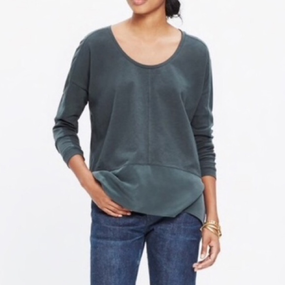 Madewell Silk Edge Dolman Top